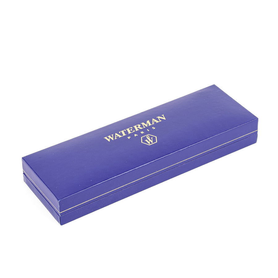 WATERMAN Expert Fountain Pen - Blue Black Gold Accents