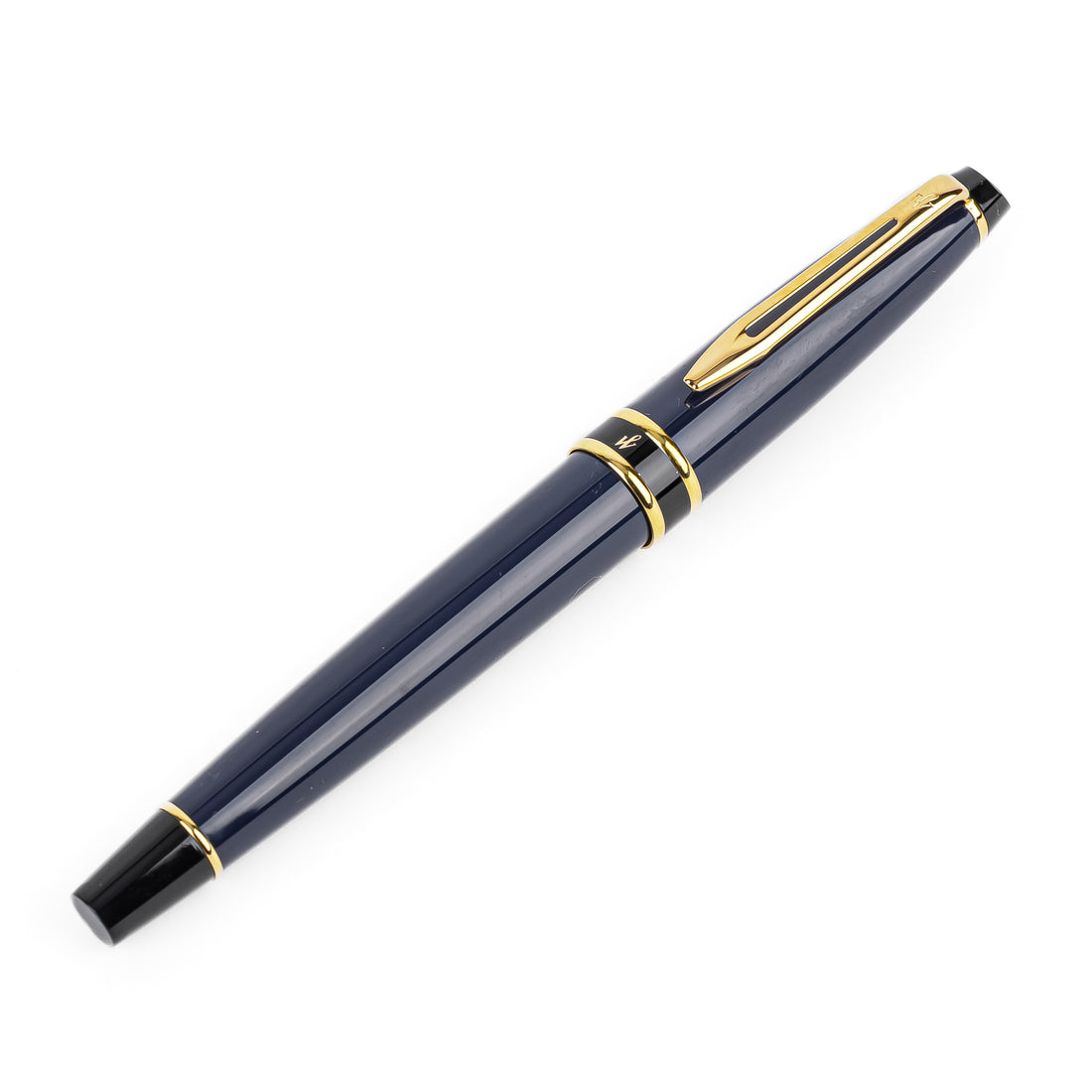 WATERMAN Expert Fountain Pen - Blue Black Gold Accents