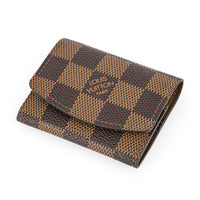 LOUIS VUITTON Damier Ebene Cufflink Case