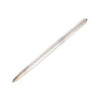 TIFFANY & CO Sterling Slim Etched Ballpoint Pen