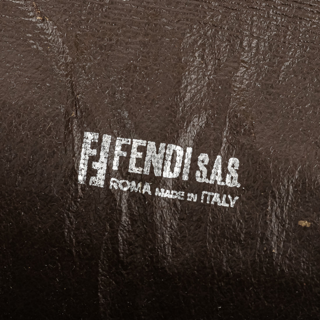 FENDI Zucchino Coated Canvas Travel Document Clutch