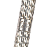 TIFFANY & CO Sterling Slim Etched Ballpoint Pen