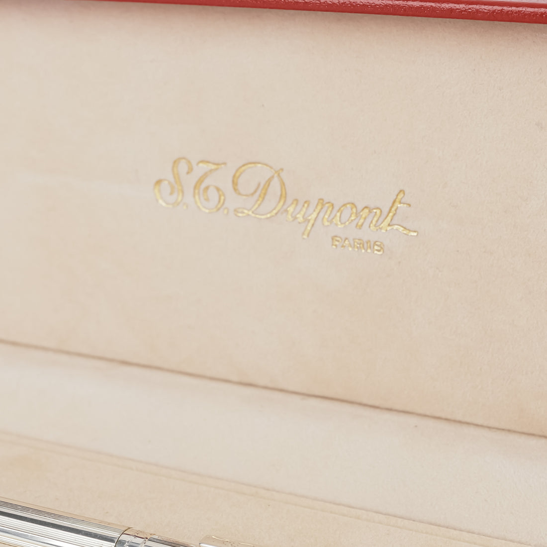 S.T. DUPONT Classique Silver Plate Ballpoint Twist Pen