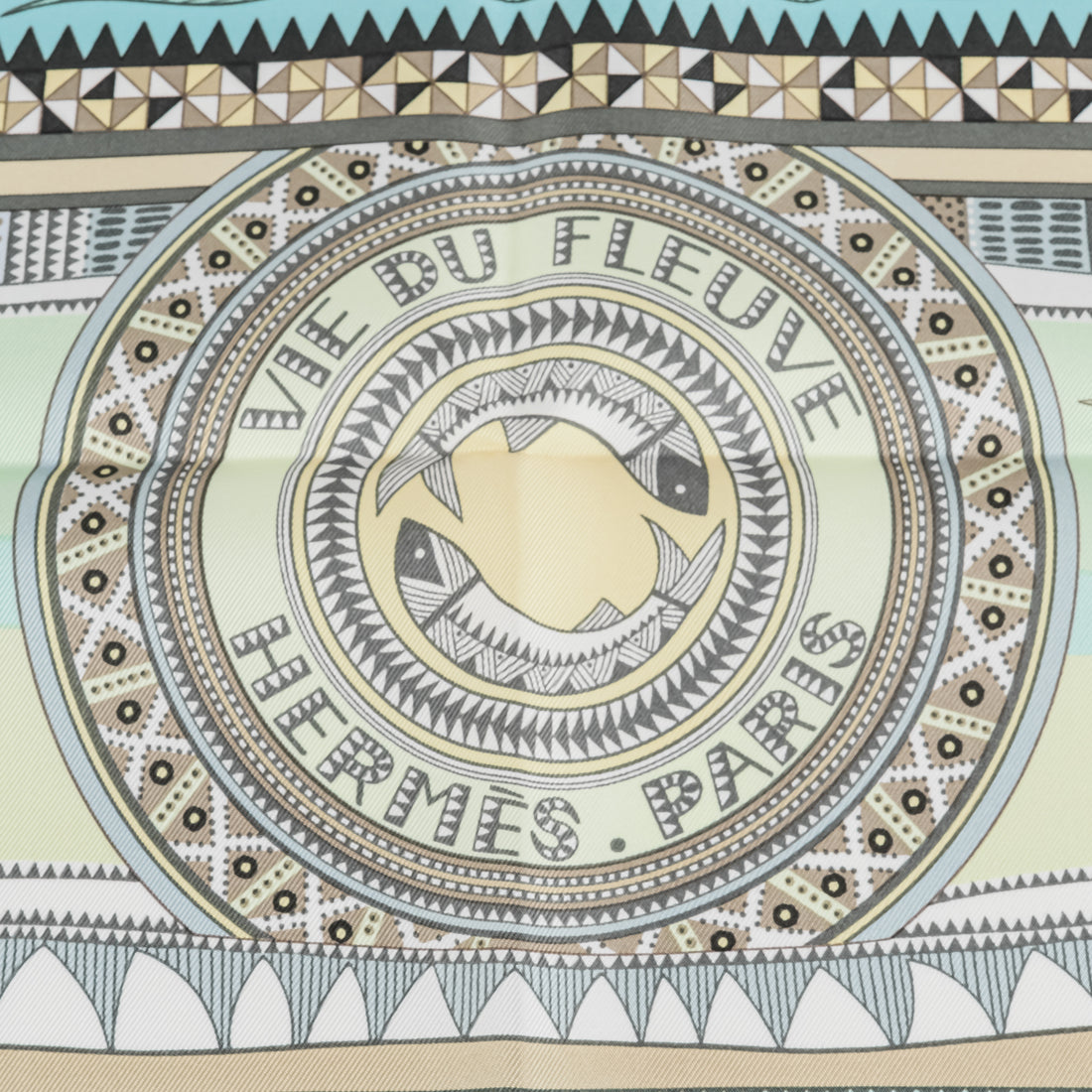 HERMES Silk Scarf 90 - Vie du Fleuve