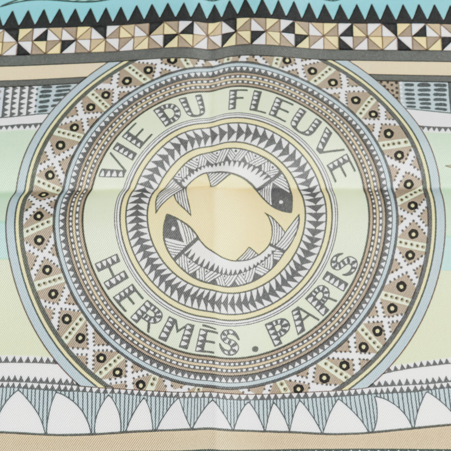 HERMES Silk Scarf 90 - Vie du Fleuve