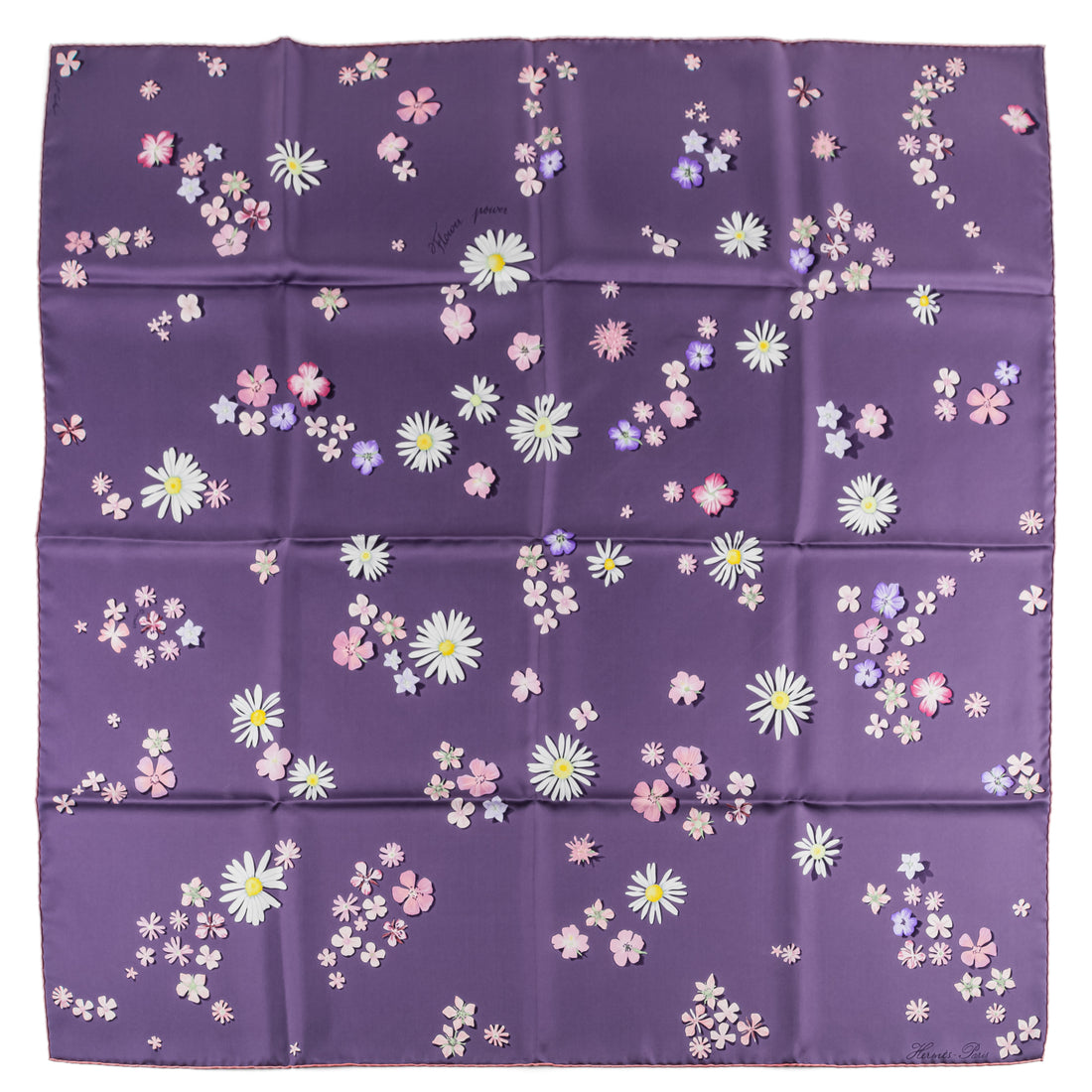 HERMES Silk Scarf 90 - Flower Power