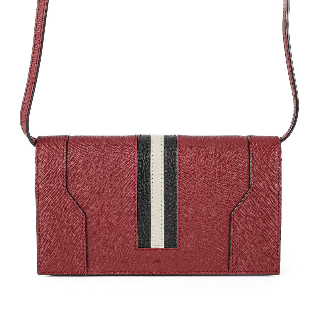 BALLY Stafford Crossbody Bag - Red Leather