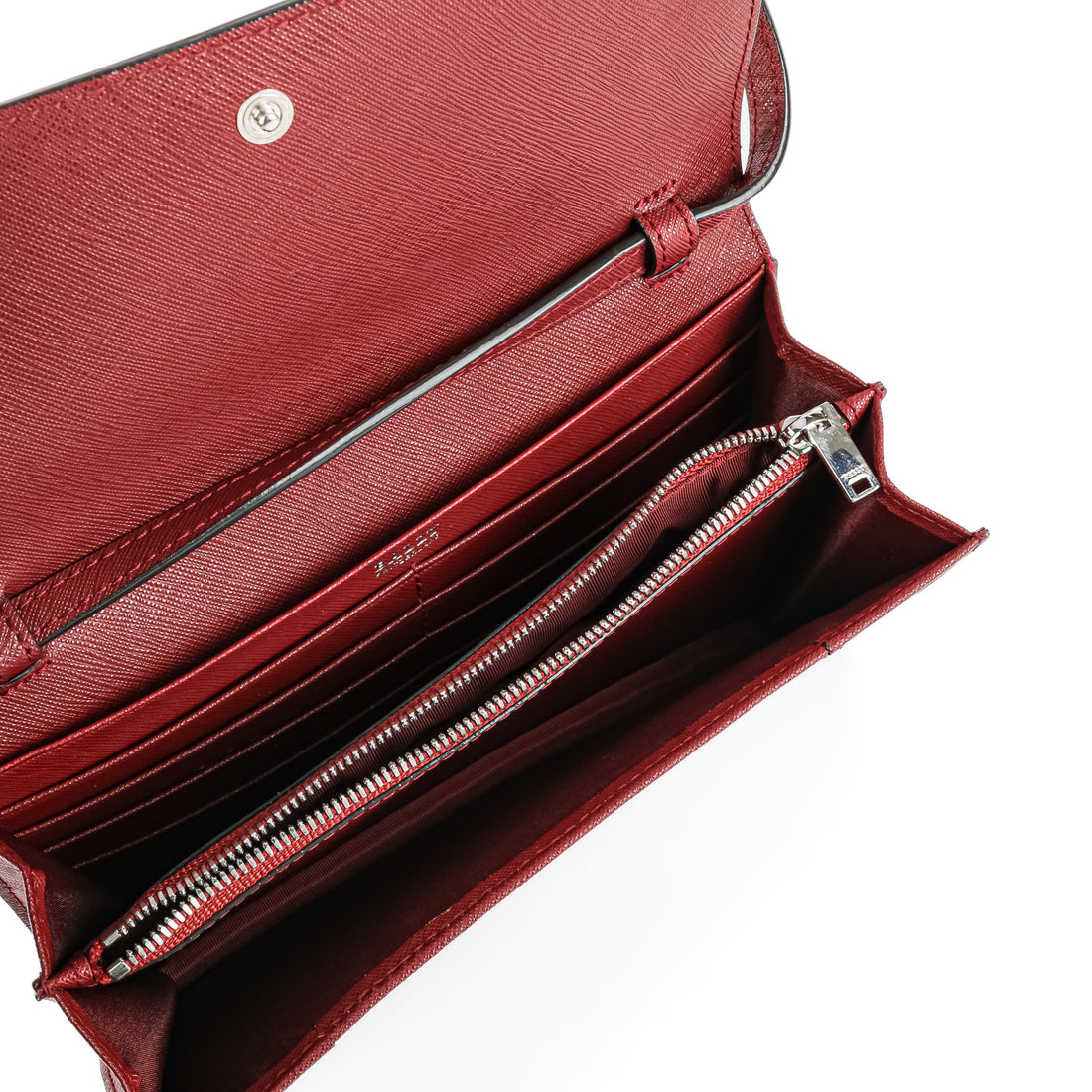 BALLY Stafford Crossbody Bag - Red Leather