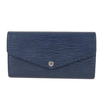 LOUIS VUITTON Blue Epi Leather Sarah Wallet