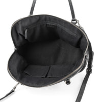 GUCCI 420023 Black GG Canvas Dome Satchel
