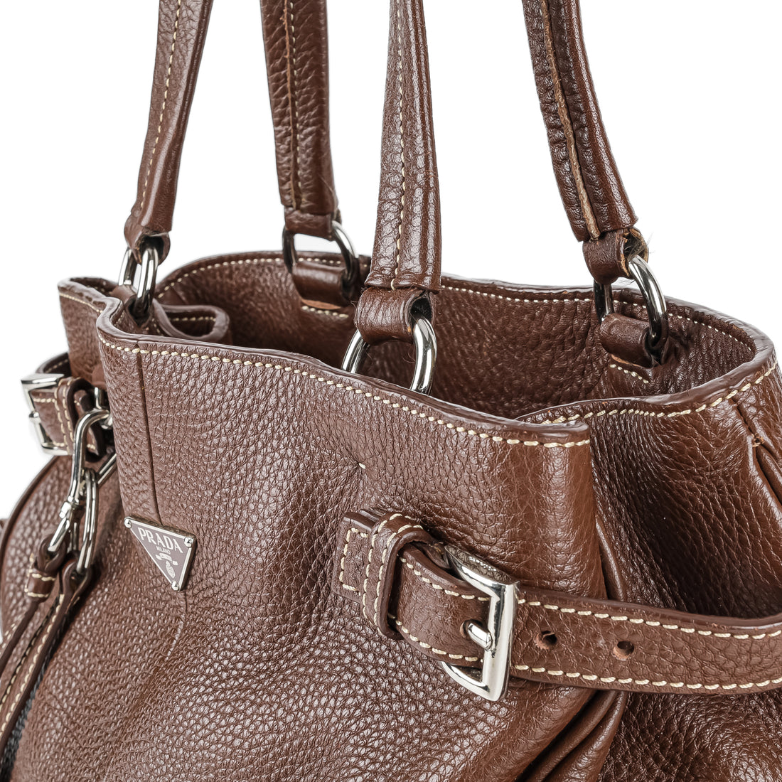 PRADA BR2958 Handbag - Tabacco Leather