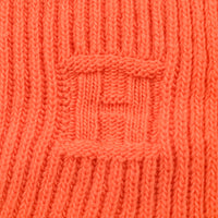 HERMES Wool Cashmere Zipper Scarf - Orange