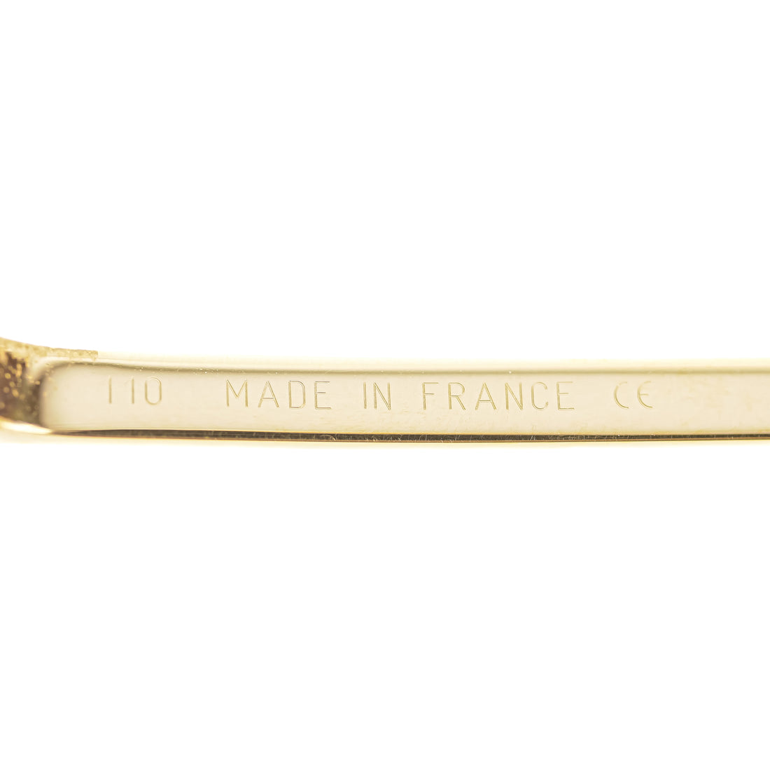 CARTIER Gold Rimless Sunglasses