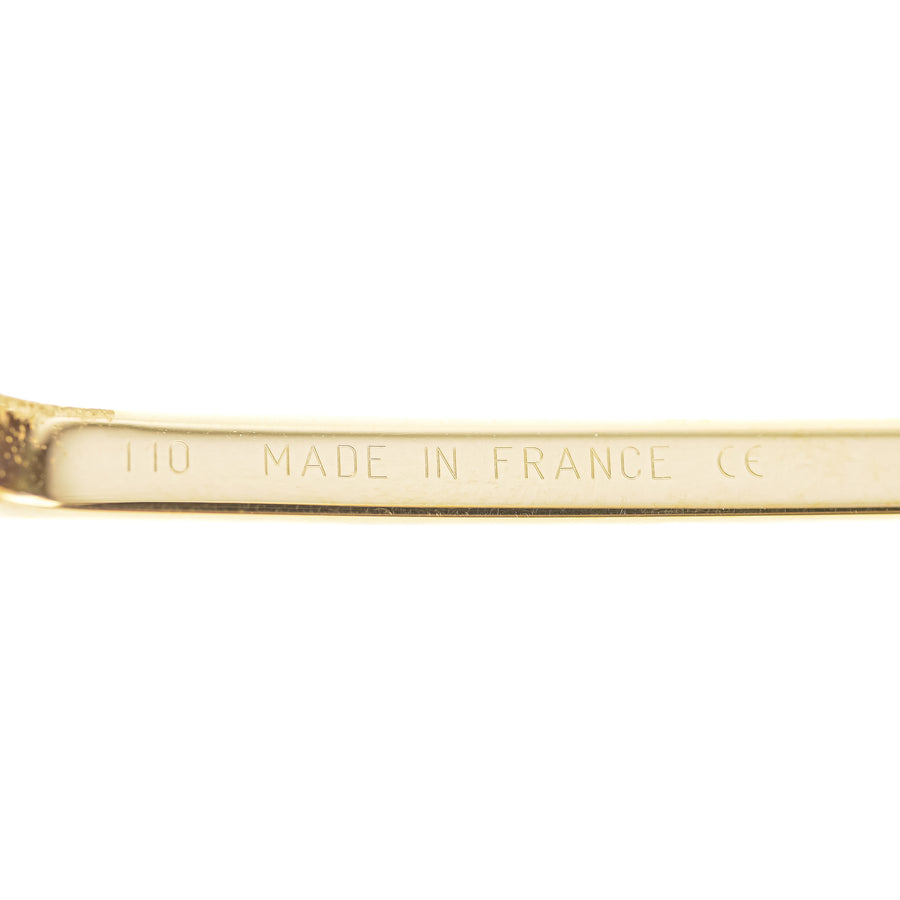 CARTIER Gold Rimless Sunglasses