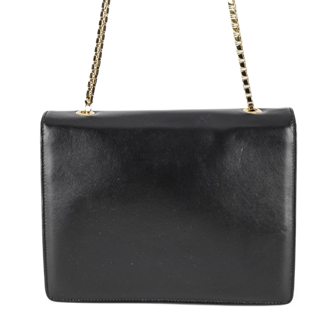 SALVATORE FERRAGAMO Thalia Black Leather Shoulder Bag