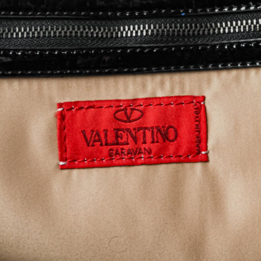 VALENTINO Rosier Tote Bag - Red Black