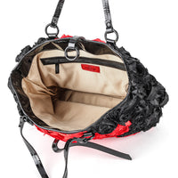 VALENTINO Rosier Tote Bag - Red Black
