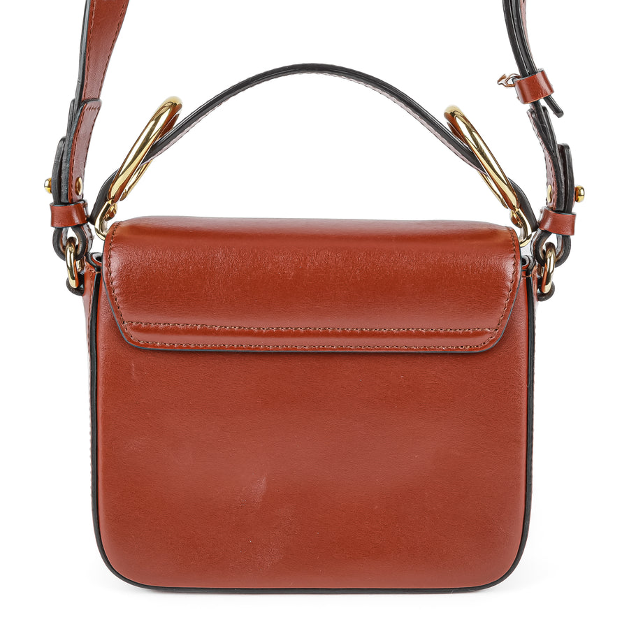CHLOE C Mini Bag -Brown Leather