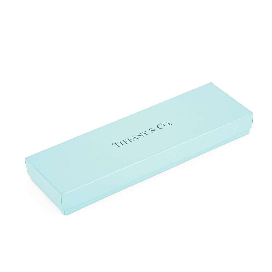 TIFFANY & CO Brass T Clip Stainless Steel Retractable Ball Point Pen