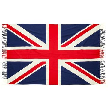 CHANEL Cashmere Union Jack Shawl