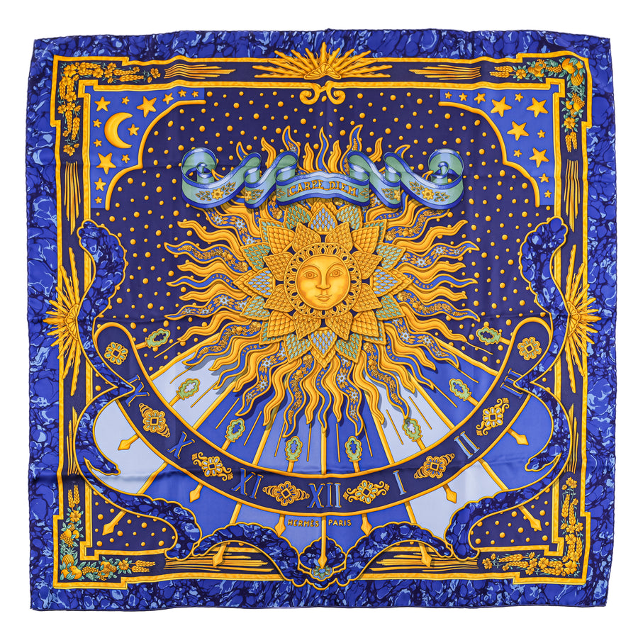 HERMES Silk Scarf 90 - Carpe Diem