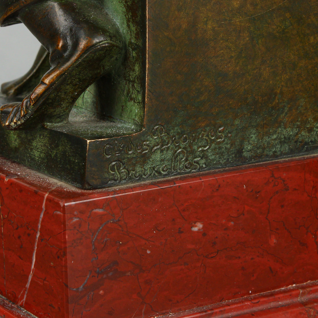 After Michelangelo - Moses - Cast Bronze on Marble Base
