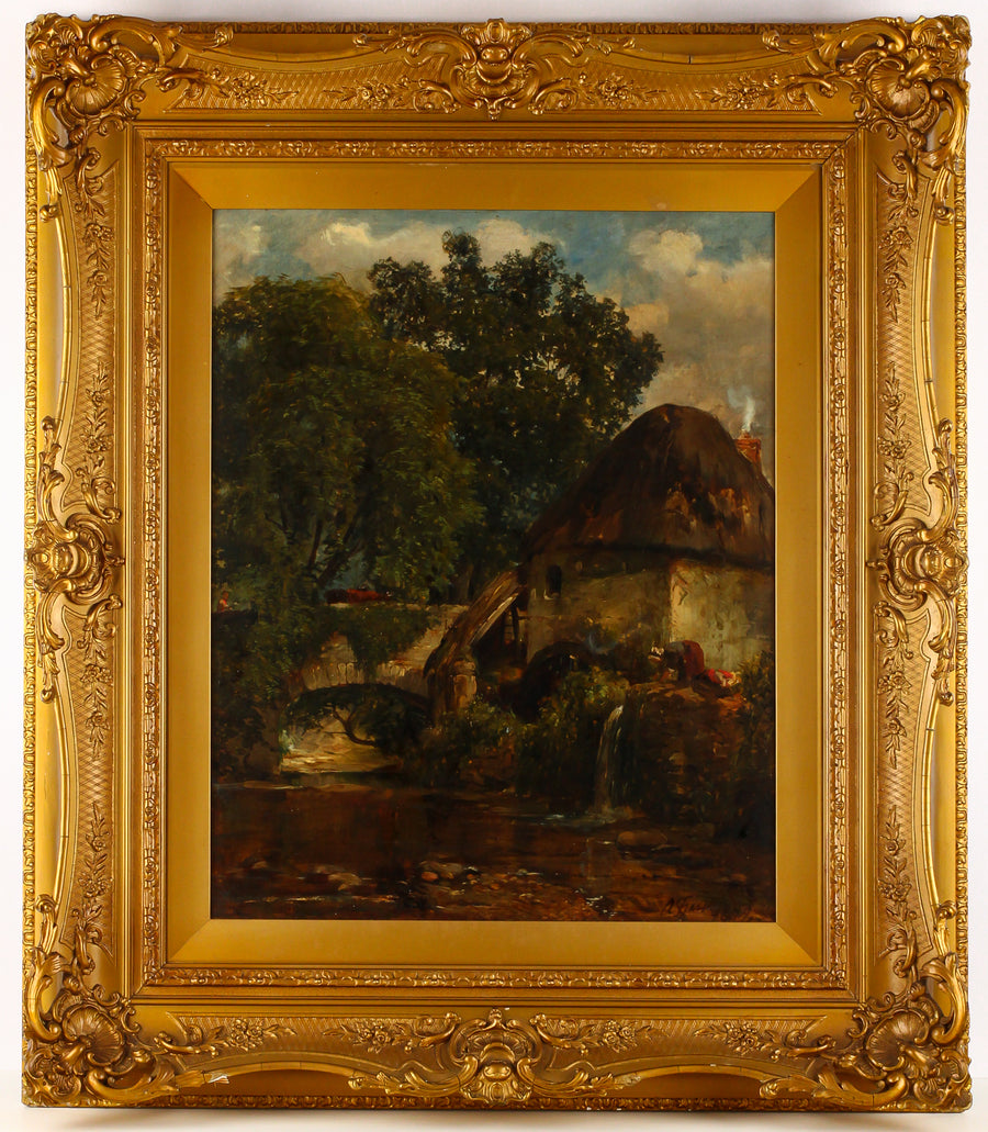 Alexander Fraser - "Old Mill" - Oil on Canvas