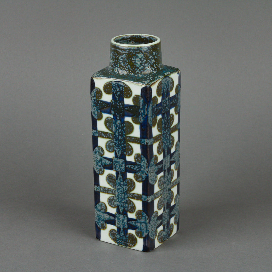ROYAL COPENHAGEN Nils Thorsson Aluminia Faience Baca Vase 711/3455