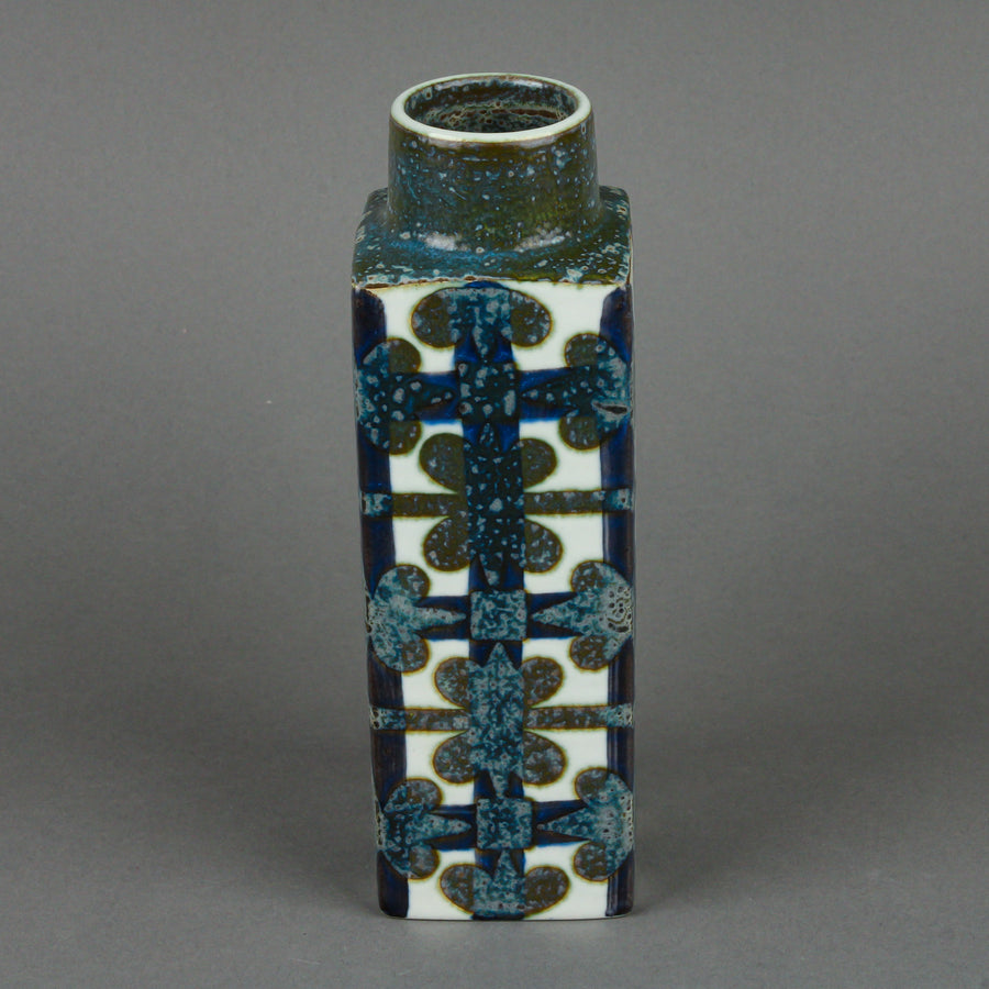ROYAL COPENHAGEN Nils Thorsson Aluminia Faience Baca Vase 711/3455