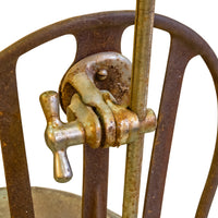 Antique Steel & Chrome Dental Chair