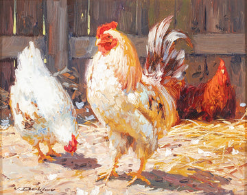 Vadim Dolgov (Russian-Canadian 1962) Chickens