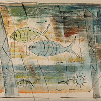 Alfred Birdsey (Bermuda          1912-1996) Swimming Fish