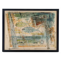 Alfred Birdsey (Bermuda          1912-1996) Swimming Fish