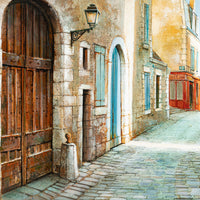Marc Chapaud (French 1941)            "Pays De Loire Rue Du Vieux Blois."