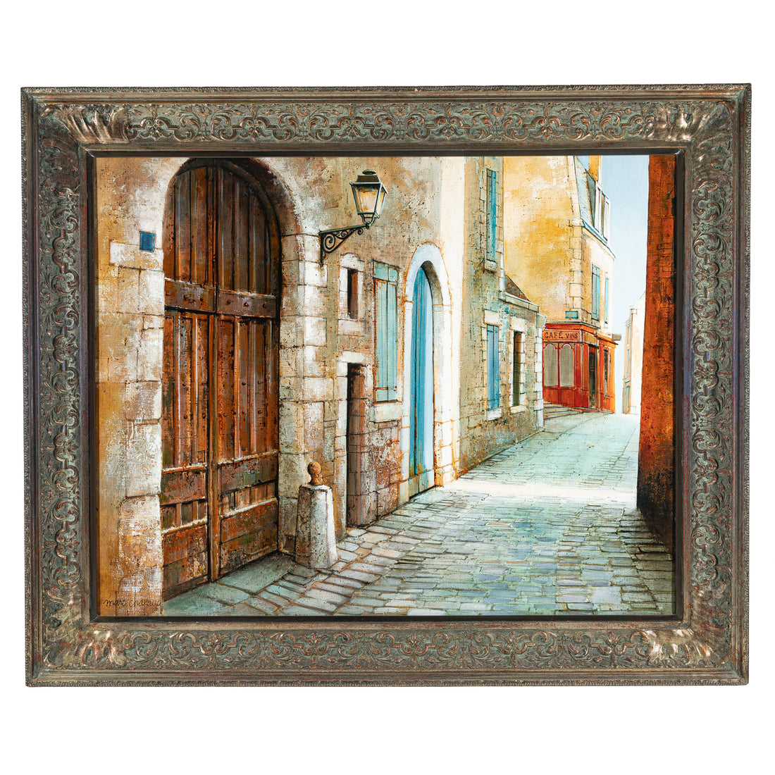 Marc Chapaud (French 1941)            "Pays De Loire Rue Du Vieux Blois."