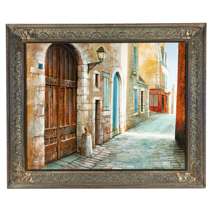 Marc Chapaud (French 1941)            "Pays De Loire Rue Du Vieux Blois."