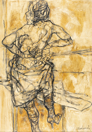 Claude Weisbuch (French 1927-   2014) "Modele" H47"xW32"