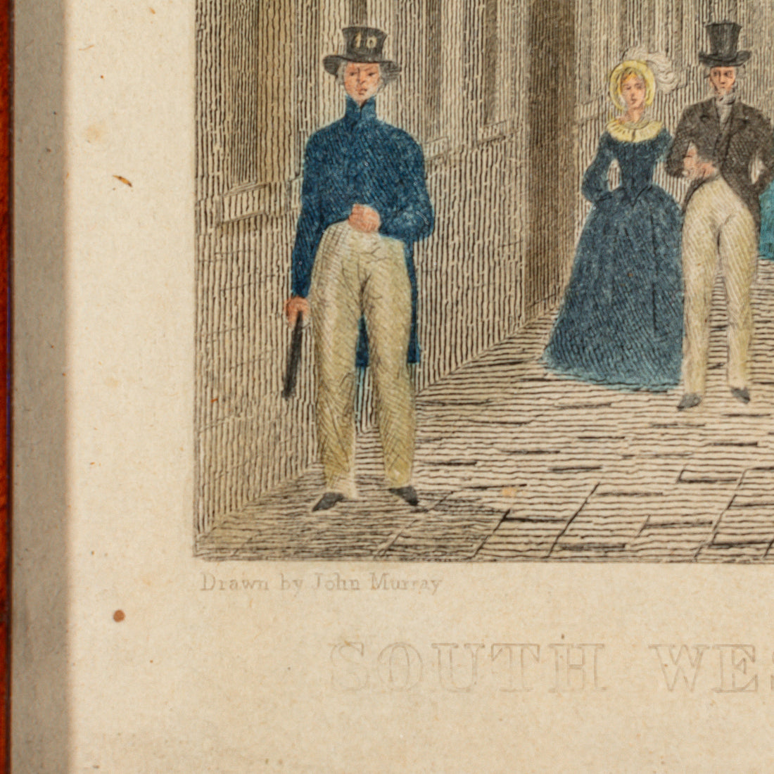 John Murray Framed Engraving    Untitled
