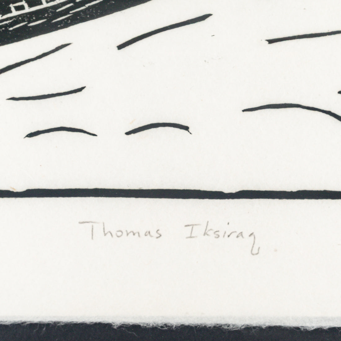 Thomas Iksiraq (Nunavut, 1941-    2023) "Eyeball Hill"