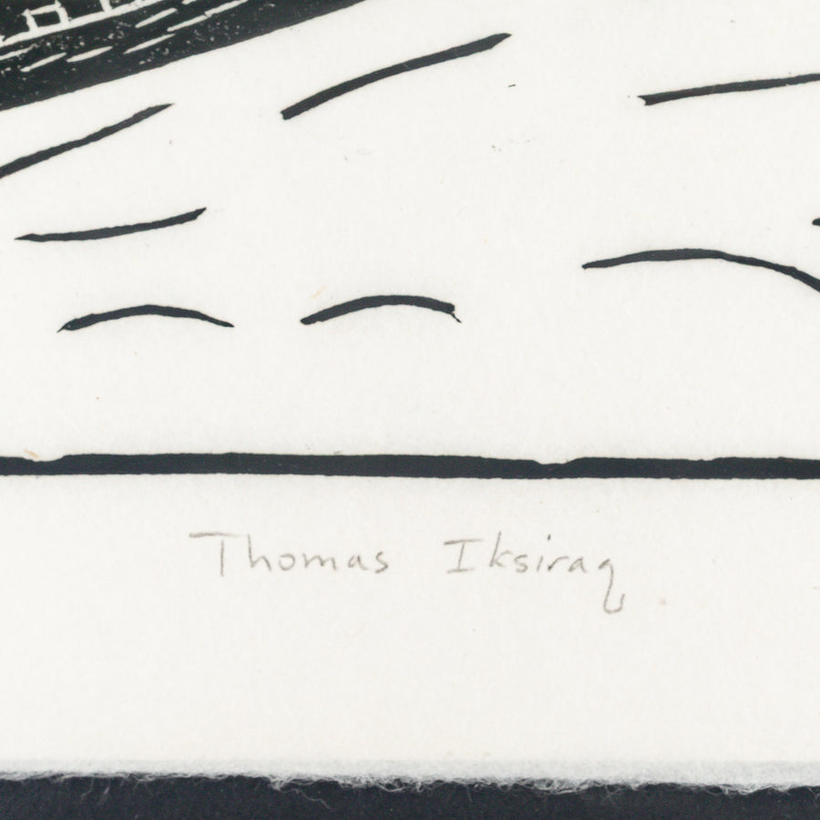 Thomas Iksiraq (Nunavut, 1941-    2023) "Eyeball Hill"