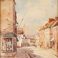 Charles Eyres Simmons (British 1872-1955) Street Scene