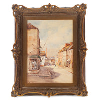 Charles Eyres Simmons (British 1872-1955) Street Scene