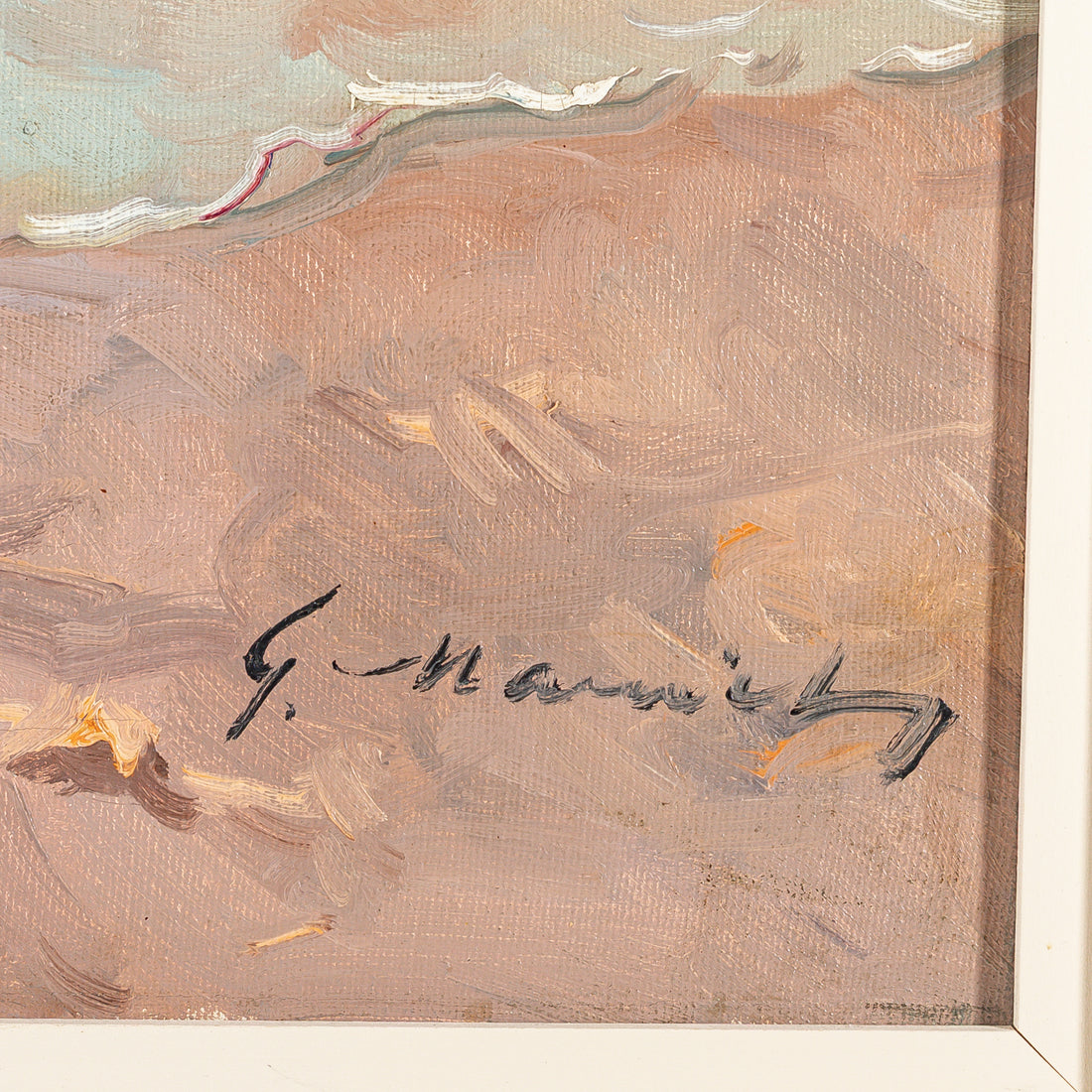 Geza Gordon Marich (Canadian 1913-1985) Beach Scene