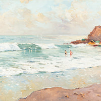 Geza Gordon Marich (Canadian 1913-1985) Beach Scene