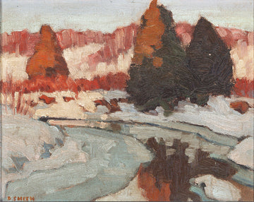 D. Smith-Landscape                  Oil On Board