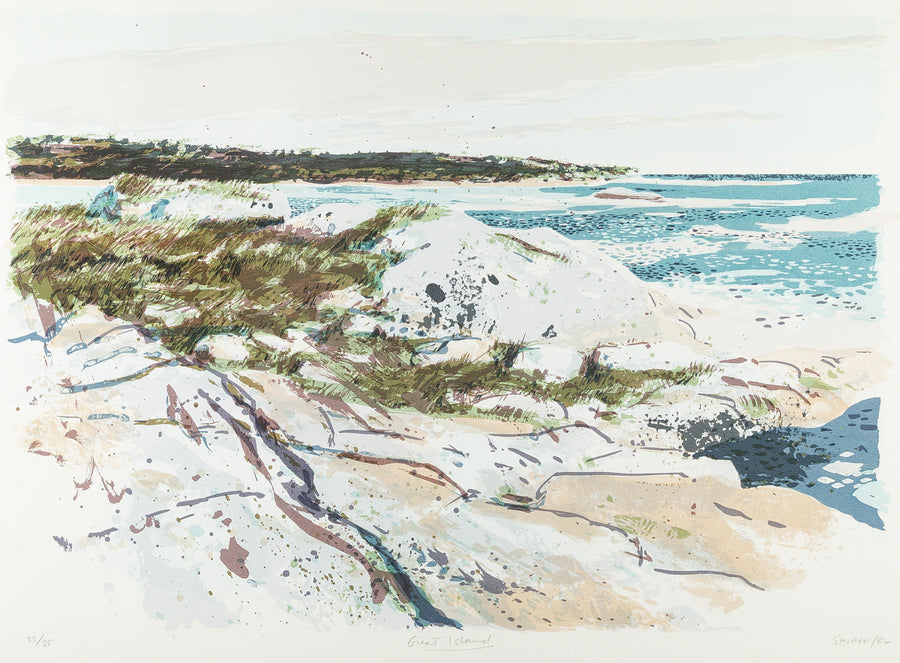 Roger Savage (Canadian 1941) "Great Island"