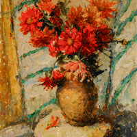 K. Rubalouski - Still Life with Vase & Flowers - Oil on Canvas