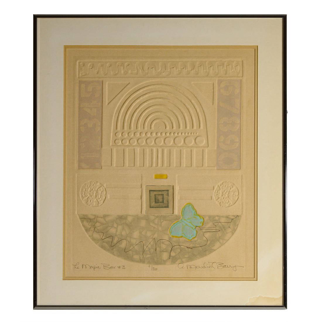 Anne Meredith Barry - "The Magic Box #3" - Lithograph on Embossed Paper