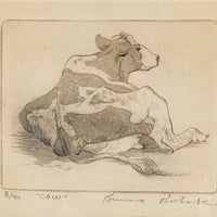 Bruno Bobak (Canadian 1923-2012)   "Cow''
