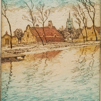 Nicholas Hornyansky (Hungarian       /Canadian 1896-1965) "The Old Canal"